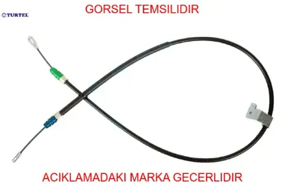 Arka el fren telı sag transıt v363 14 cıft teker kısa sase turtel kk312a635fa/ bk312a635fc resmi