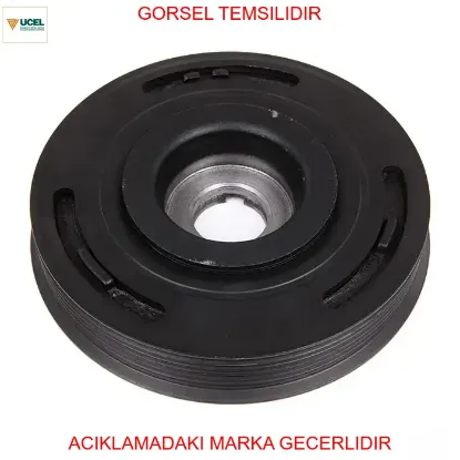 Krank kasnağı 6 kaburga e.m. Ducato-scudo-ulysse boxer ıı/expert ı / ıı/partner ı-ıı-4x4/ranch ı-bre üçel kauçuk 0515.P2/ 0515.T8/ 9641548980 resmi