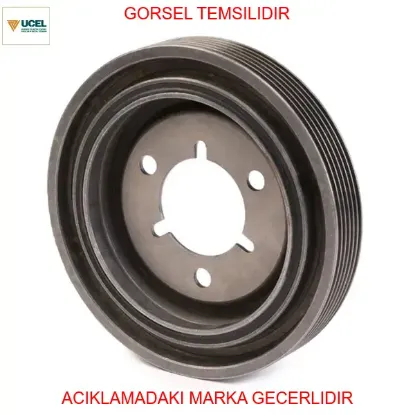 Krank kasnağı 206-307-p406-expert-c5-c8-jumpy 2.0 hdi-307 1.4 16v-1.6 16v-p607-p807 2.0-2.2 üçel kauçuk 0515.P7/ 0515.R4/ 0515.R6 resmi
