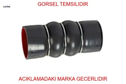İntercooler hortumu kauçuk kırmızı silikon   connect  2t1q6n650ab ucpa 13h11282 resmi