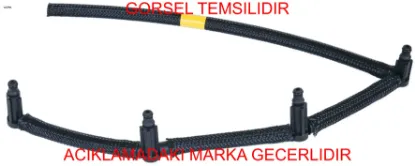 Enjektör Geri Dönüş Hortumu   206-207-307-308-407-partner-c3-c4-c5-fiesta V-fusion-focus Ii  1.6hdi/ 3M5Q9K022DC/ 1574.Q5 resmi