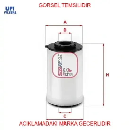 Yakıt filtresi fıat ducato 20> cıtroen jumper 20> peugeot boxer 20> 2.2d mtj 2.2hdı e6 77369146/ 1695200280 resmi