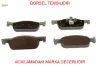 Ön fren balatası clıo ıv 12 symbol ııı 13 sandero ıı 13 logan mcv ıı 14 logan ıı 13 0.9tce 1.0sce 1. Valeo 410605536r/ 410604682r resmi