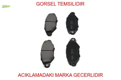 Ön fren balatası kangoo 97 clıo symbol ı 98 cıtro n xsara 97 02 306 96 01 valeo 7701208142/ 7701205513/ 4252.05 resmi