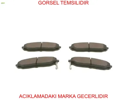 Ön fren balata honda cıvıc 1.6l r16a2 vtec sedan fd6 06-11 / 1.8l r18a2 fd7 06- fte kırmızı kutu valeo 45022snbe00/ 45022snbe01/ 45022sdra10 resmi