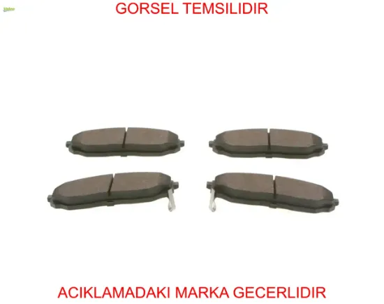 Ön fren balata honda cıvıc 1.6l r16a2 vtec sedan fd6 06-11 / 1.8l r18a2 fd7 06- fte kırmızı kutu valeo 45022snbe00/ 45022snbe01/ 45022sdra10 resmi