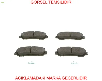 Ön balata kadjar 15 koleos ıı 15  qashqaı j11 13 x traıl ııı 14 fte kırmızı kutu valeo 410604ea0a/ d10604ca0a/ 410601596r resmi