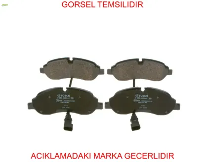 On fren balatası yeni transit v363 ttg 14 çift teker fıslı fte kırmızı kutu valeo bk312k021ae/ bk312k021ad resmi