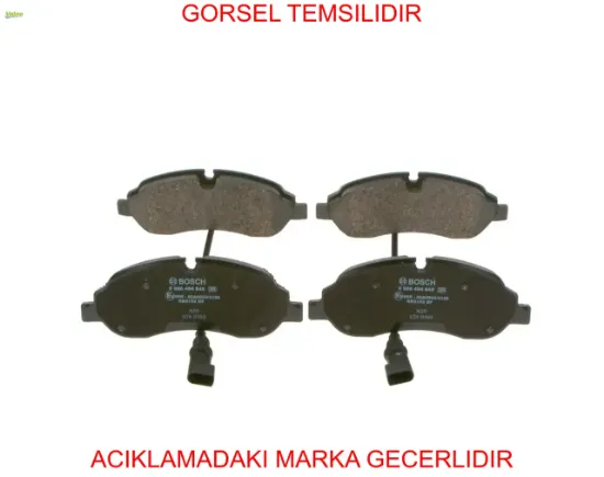 On fren balatası yeni transit v363 ttg 14 çift teker fıslı fte kırmızı kutu valeo bk312k021ae/ bk312k021ad resmi