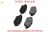 Ön fren balatası corsa f 19 crossland 17 mokka 20 c3 ıı-ııı-aırcross 09 c4 14 208 19 2008 19 ds3 15 valeo 9866880680/ 1647863580/ 1617293780 resmi