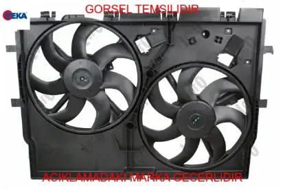 Fan motoru (su+klıma) davlumbazlı çiftli fanlı fıat ducato 2.0 mjt 2006 peugeot boxer 2.2 hdı 2006 1250.H4/ 1347697080/ 1250.H9 resmi