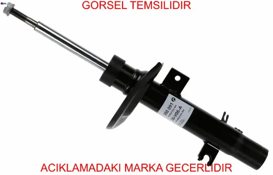 Ön Amortisör Sağ  72mm   2008 Veka  9820325780  PEUGEOT resmi
