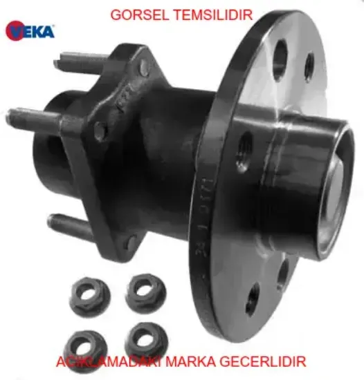 Arka Porya Sol-sağ Rulmanli 4 Bijon Abs Sensörlü     Vectra B 1.6i 95-03 90540069/ 1604306/ 90510629/ 1 resmi