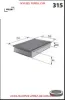Hava filtresi süngerli trafıc ıı 2.0-2.5dcı-vıvaro 2.0-2.5cdtı-dtı-prımastar e614l c 30163 voller 8200095976/ 8200490109/ 165464556r resmi