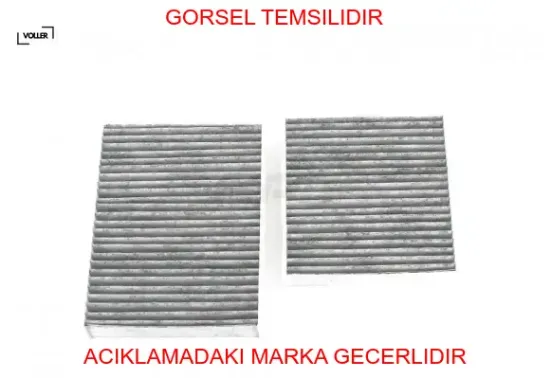 Polen filtresi 207 1.4-1.4hdı-1.6hdı-1.4 16v-1.6 16v 06 c3 ıı 1.4-1.4hdı-1.6hdı 09 karbonlu voller 6447.Vx/ 1609428180/ 6479.90 resmi