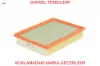 Hava filtresi hılux revo 2.4l 2gdftv gun125 gun135 4x2 4x4 15- voller 178010l040/ 178010l050 resmi