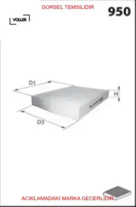 Polen fıltre takımı f07 f10 f11 f18 f06 f12 f13 f01 f02 f04 voller 64119272642 resmi