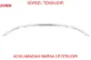 Tampon ızgara çıtası kromf.egea cross- egea maky.kasa 2000- zenon 735754055 resmi