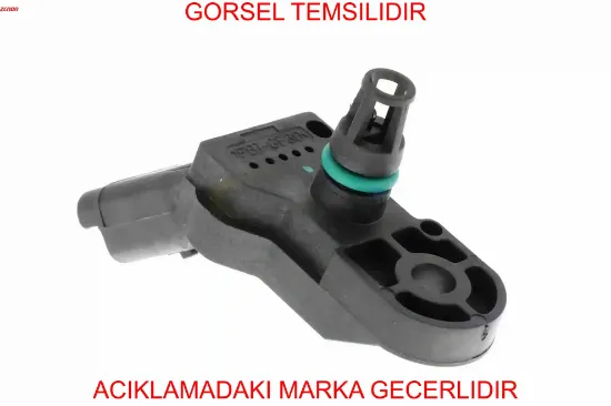 Emme manıfold basınç map sensörü 106-206-207-301-306-307-308-p407-p1007-partner-berlıngo- c2-c3-c4-c zenon 9639381480/ 1920.Aj/ 96365830/ 4676.80 resmi
