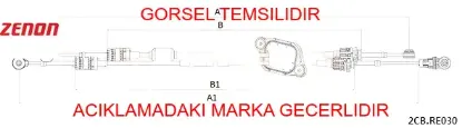 Vites kumanda kutusu kollu körük topuz master ıı 06 master ııı 10 trafıc ııı 15 zenon 8200744935/ 349350936r/ 8201083771 resmi