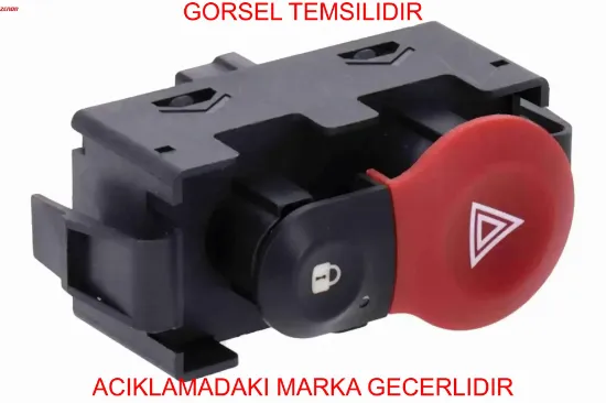 Dörtlü flaşör anahtarı merkezi kilit r.kangoo ıı 2001- zenon 252105246r/ 8200523299 resmi