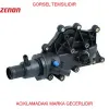 Termostat komple r.megane ıı-megane ııı clıo ııı-fluence-laguna 1.6 16v 4 fişli borulu 2005- zenon 8200561426 resmi