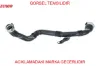 Turbo hortumu grand scenıc ıv 16>23 kadjar 15> megane ıv 15> talısman 16>22 1.5 dcı k9k nı ssan qash zenon 144608957r/ 144602443r/ 1446000q1b resmi