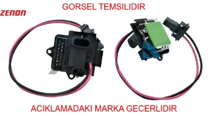 Kalorifer rezistansır.megane klimalı 1997- zenon 7701046061 resmi