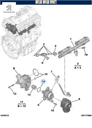 Pompa contası Peugeot resmi