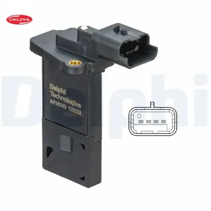 Hava akış metre debimetre sensörü astra l-combo e-corfa f-crossland-grandland-mokka-zafıra c- p208-p Delphı 9677093080/ 3639668 resmi
