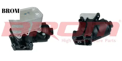 Yağ filtre kütüğü soğutuculu komple polo 10> ıbıza 09>15 fabıa 11>15 roomster 11>15 1.2tdı cfwa Brom 03P115389/ 03P115389A/ 03P115389B resmi