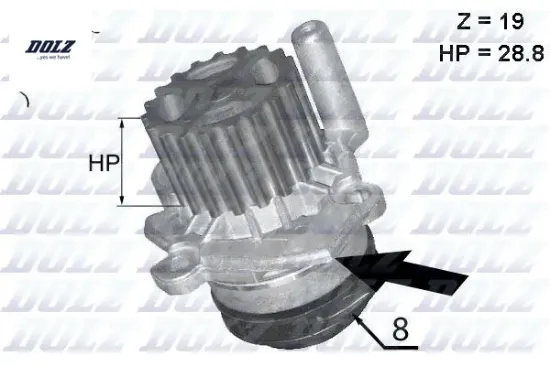 Devirdaim crafter-t6-a3-jetta-caddy-polo-passat 1.2-1.6-2.0 tdı cayb/c/d-caab/c-ckub-cffb-cfwa-caga Dolz 03L121011/ 03L121011J/ 03L121011P resmi