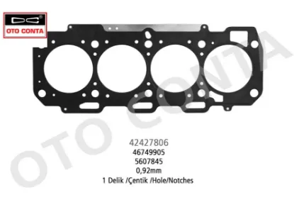 Skc çelik 1 delik doblo 1.9 jtd Otoconta resmi
