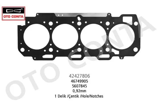 Skc çelik 1 delik doblo 1.9 jtd Otoconta resmi