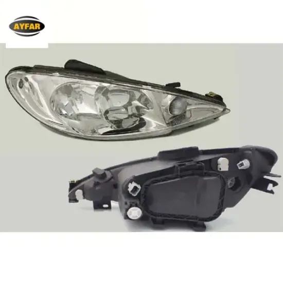 Far sinyal sağ şeffaf p206 03-10 elektrikli h7 h7 Ayfar 6205.S9 resmi