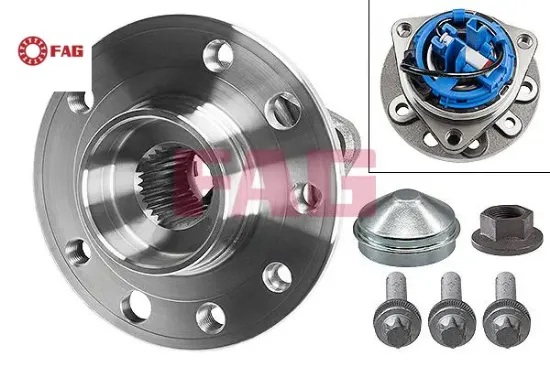 Ön teker poryası rulmanlı vectra c 1.6 16v-1.9 cdtı-2.0 dtı-3.0 cdtı-sıgnum 1.9 cdtı abs li 5 bijon Fag 1603255/ 1603295/ 93178661/ 93186388 resmi