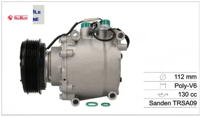 Klima kompresörü sıfır ürün honda cıvıc vıı accord vı Gua 38810PLC006/ 38800P2RA010M2 resmi