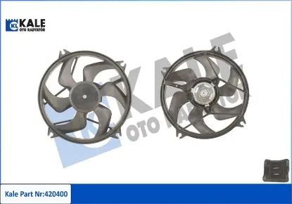 Fan motoru çerçeveli partner ıı-berlıngo ııı-xsara pıcasso 1.6hdı 460w-385mm Kale radyatör 1253.C8 resmi