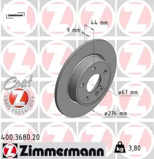 Fren dıskı arka mercedes w176 w246 c117 A2464230012 resmi