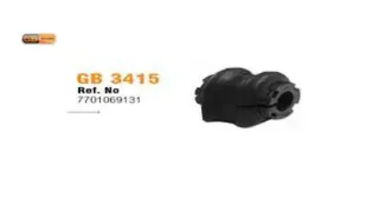 Viraj demir lastiği renault kangoo ııı 08> 20mm Gb kaucuk 7701069131 resmi