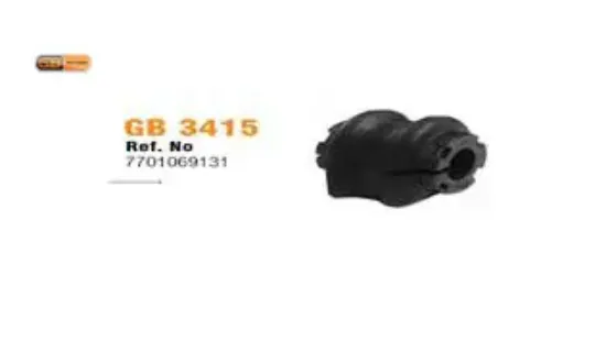 Viraj demir lastiği renault kangoo ııı 08> 20mm Gb kaucuk 7701069131 resmi