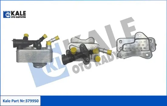 Otomatık sanzıman yag sogutucusu bmw e90 e91 e92 e93 f07 f10 f11 f01 f02 e70 e71 Kale radyatör 17217800408/ 7800408 resmi