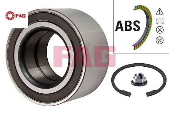 On teker rulmanı kıt focus ııı 11>17 kuga ı-ıı 08>14 yenı connect 14> abs lı Fag 8V411215BB/ 8V411K018AA/ LX6C1215A4A resmi