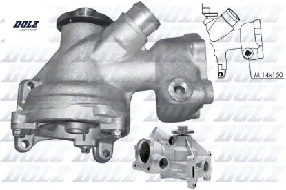 Devırdaım pompası mercedes m104 w124 s124 c124 r129 Dolz A1042002901 resmi