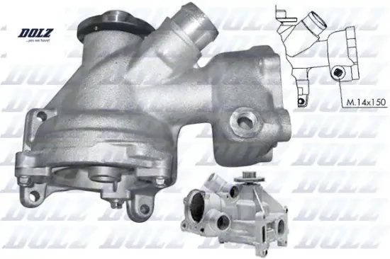 Devırdaım pompası mercedes m104 w124 s124 c124 r129 Dolz A1042002901 resmi
