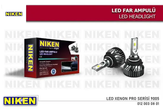 Ampül led xenon pro serısı 9005 Nıken resmi