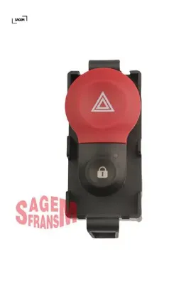 Dörtlü flaşör anahtarı merkezi kilit kangoo ıı Sagem 252105246R/ 8200523299 resmi