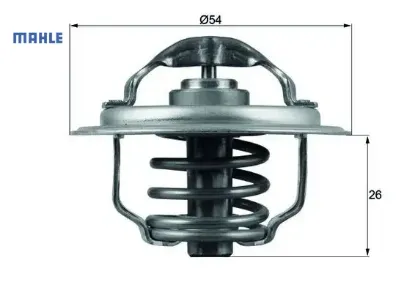 Termostat 87c golf v-vı-plus-jetta ııı-passat-tıguan-a3-a6-leon 2.0tdı bma bkp bkp-bkd-cbab-cbda Mahle 03G121113 resmi