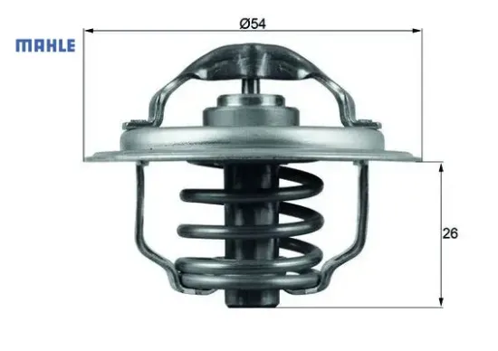 Termostat 87c golf v-vı-plus-jetta ııı-passat-tıguan-a3-a6-leon 2.0tdı bma bkp bkp-bkd-cbab-cbda Mahle 03G121113 resmi