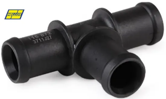 Termostat yuvası su flanşı vw transporter t4 t5-golf v-caddy ııı-jetta v-passat b6 Hellux 701819876 resmi